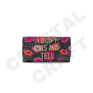 <b>Pink</b> Kashni Custom Beaded Party <b>Clutch</b> Evening Bag Designer Ladies Shoulder Bags Luxury Purses and Handbags Parties - Product Image 4