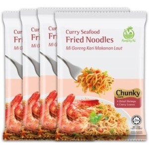 กัมพงคู บะหมี่กึ่งสำเร็จรูปรสแกงกะหรี่ทะเล 4 ซอง - Product Image 1
