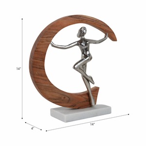 Objeto de mesa de escultura de alta calidad de moda Premium, pieza de declaración creativa para estante de escritorio de oficina o mesa - Product Image 3
