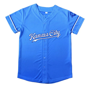 Maillots d'uniforme de baseball et softball en polyester 100% personnalisés, pas chers, grande taille, respirant, antibactérien, logo personnalisé multicolore - Product Image 3