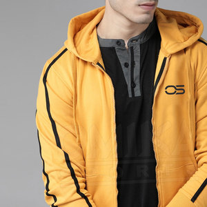 Sudaderas con capucha de invierno para hombre de los fabricantes, Algodón ligero, poliéster, diseño de patrón sólido, tamaño XS, técnica teñida lisa, precio bajo - Product Image 4