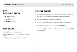 Bulk Dealer of 2025 Panini Don russ Optic Football Mega Box Factory sealed In Stock Ready Ship Wholesale Price - Product Image 4