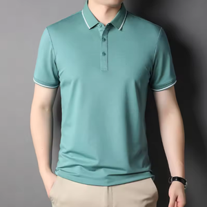 Diseño Personalizado de Camisetas Polo para Hombre, Secado Rápido, Antiarrugas, Ropa de Trabajo, Bordado, Suministro ODM, Estilo Ejecutivo - Product Image 5