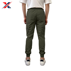 กางเกงกีฬาขาตรงของผู้ชายเอวยางยืดผ้าฝ้าย100% น้ำหนักเบาระบายอากาศได้ดีสวมใส่ได้ทุกวัน - Product Image 5