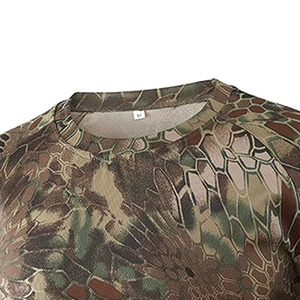 Camiseta Deportiva de Compresión de Manga Larga para Hombre, Cuello Redondo, Corte Ajustado, Secado Rápido, Transpirable, Ecológica, 320g, Tejido Deportivo - Product Image 4