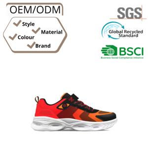 Zapatillas deportivas personalizables para niños, transpirables, con malla Fly-Knit y parte superior de PU - Product Image 4