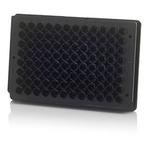 Microplaques à fond plat noires Nunc 96 puits, modèle 237108, surface non traitée, sans couvercle, fournitures de laboratoire - Product Image 1