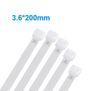 Cinghie in Plastica Autobloccanti in Nylon Capacità 40 Lb Dimensioni 3.6*200mm Confezione da 100 Pezzi - Product Image 5