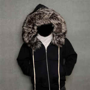 Fabricantes de ropa personalizado 400gsm 500gsm French Terry desgastado con capucha de piel desmontable con cremallera chaqueta con capucha para hombres - Product Image 6