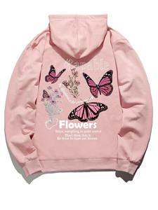 Sudaderas con capucha a cuadros de algodón 100% para hombre, ropa de calle térmica de varios colores para invierno - Product Image 3