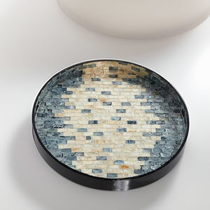 Vente en gros Vietnam nacre incrustation plateau fait main décoratif écologique plateau de service pour café espaces-SM2016 - Product Image 2