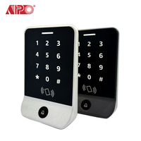Teclado biométrico de control de acceso LAN IP, control de huella dactilar TCP/IP, gestión de navegador web RFID de 13,56 MHz, para uso en el exterior