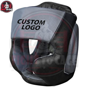 Bon fournisseur, service OEM ODM, protège-tête de boxe en cuir PU léger, écologique, de haute qualité, confortable, grande bouche - Product Image 2