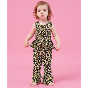 ชุดรอมเปอร์ผ้าไผ่สำหรับผู้หญิงและกางเกงขาบาน ชุดจั๊มสูทและเพลย์สูทสุดชิคสำหรับเด็กผู้หญิง - Product Image 2