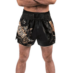 กางเกงขาสั้นซ้อมมวยและต่อยมวยไทยพิมพ์ซับลิเมชันสำหรับออกกำลังกาย MMA - Product Image 4