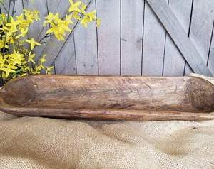 Extra Large Mango Wood <b>Dough</b> <b>Bowl</b> Handmade Wooden Rustic Farmhouse <b>Bowl</b> Wholesale - Product Image 2