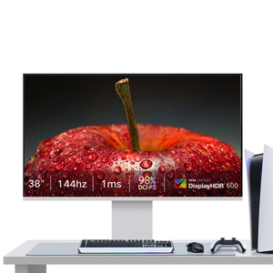 TCOIORアルミ4kモニター38インチRetinaディスプレイモニター144hz pcモニタースタジオディスプレイデスクトップモニターグラフィックデザイン用 - Product Image 1