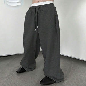 กางเกงวอร์มขายส่งคุณภาพเยี่ยมสำหรับผู้ชาย ทรงขากว้าง สไตล์แบ็กกี้ จ็อกเกอร์ เอวยางยืด ใส่สบาย ระบายอากาศได้ดี ผลิตจากผ้าสแปนเด็กซ์/คอตตอน ดีไซน์โดดเด่น - Product Image 5