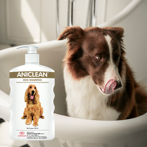 Shampoo pour chien Aniclean non toxique de Groomer Choice pour peaux sensibles, améliore le pelage des animaux, fourrure saine et brillante - Product Image 1