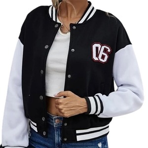 Nouveau logo 3D de qualité supérieure vestes Letterman pour femmes vente en gros veste universitaire OEM fabricant de veste universitaire imperméable - Product Image 4