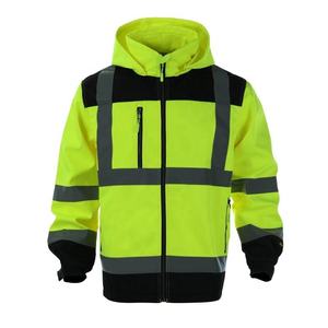 Vêtements de travail Classe 3 Blouson de sécurité bombardier haute visibilité Veste réfléchissante imperméable Veste de construction - Product Image 1