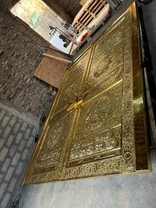 Kaabaa Kaba ประตูทองเหลืองเคลือบเงาแบบดั้งเดิมดั้งเดิมดั้งเดิมสีด้านทองแดงเคลือบเงาวาว - Product Image 3