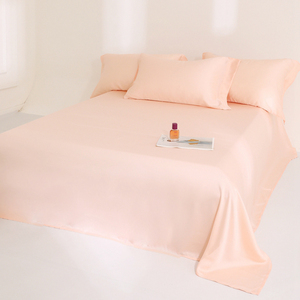 Mềm tấm ga trải giường sang trọng tấm T300 Rayon có nguồn gốc từ 100% Tre Bộ đồ giường đặt làm mát - Product Image 3