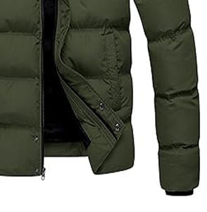Chaqueta de Invierno para Hombre, Impermeable, Acolchada, con Cuello Alto, Chaqueta de Plumón Personalizada para Exteriores, Subida por Dress Sports - Product Image 3