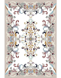 Tapis d'intérieur personnalisés en laine écologique de luxe, tissés à la main, couleur unie, lavables, antidérapants, pour la maison moderne et l'usage commercial - Product Image 4