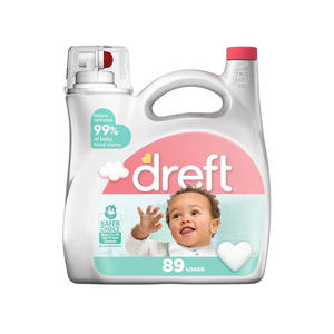 Dreft Stage 2 Savon liquide détergent à lessive pour bébé, naturel pour nouveau-né ou nourrisson, il, 64 charges totales - Product Image 1