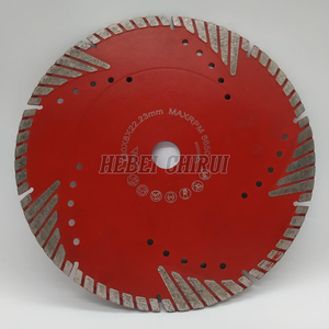 Vendita all'ingrosso durevole 9 pollici 230mm segmentato diamante lama disco da taglio per granito calcestruzzo - Product Image 2