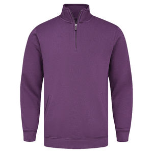 Sudadera con Cierre de Cremallera 1/4 para Mujer, con Logotipo Personalizado de Primera Calidad, Sudadera Informal con Capucha, Sudadera Holgada con Media Cremallera para Mujer - Product Image 1