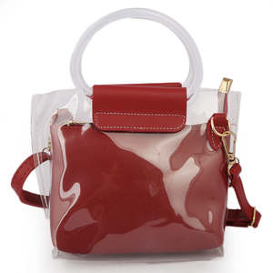 กระเป๋าสะพายไหล่เด็กผู้หญิง 003 - สีน้ำตาลแดง - Product Image 3