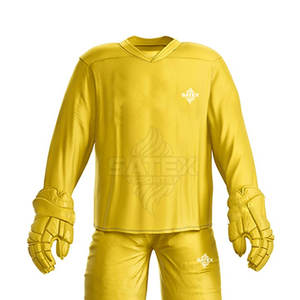 2025ชุดเครื่องแบบฮ็อกกี้น้ำแข็งน้ำหนักเบาแขนยาว100% โพลีเอสเตอร์ระบายอากาศได้ดี - Product Image 5