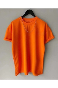 Men Blank Loose Fit <b>Tshirt</b> Purple Color - Product Image 2