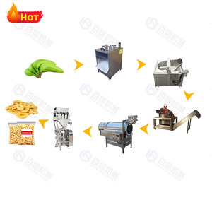 Vente directe d'usine, ligne de production de chips de banane plantain, friteuse entièrement automatique en acier inoxydable, capacité personnalisable - Product Image 5