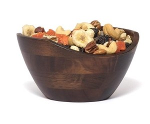 Cuenco de madera de Acacia de alta calidad y superventas para ensalada, cuenco para mezclar frutas, verduras y frutas, plato de madera para servir - Product Image 3