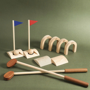 MEJOR VENDEDOR 2024 JUEGO DE GOLF DE MADERA HECHO A MANO JUGUETES MINI JUEGO DE GOLF PARA NIÑOS DE LOTO AZUL VIETNAM - Product Image 5