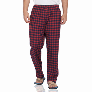Profesional 2025 hombres otoño Casual franela pijama salón pantalones ropa de dormir algodón diseño personalizado transpirable secado rápido - Product Image 1