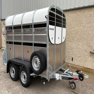 Remolque para Ganado 8 x 5 con Neumáticos Dobles, Remolque de Transporte de Animales Agrícolas Tipo Nugent con Rueda de Repuesto en venta a bajo precio - Product Image 5