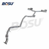 Kit de tuning racing OEM de haute qualité en acier inoxydable SS304 pour tuyau de silencieux arrière Audi A4 A5 2.0T B9 2017-2024
