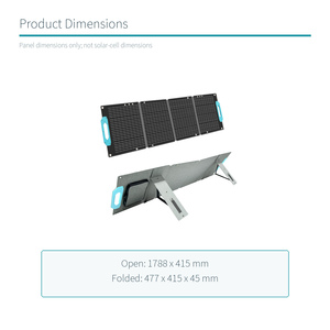 Panel Solar Plegable de 100W 18V para Autocaravanas, Camping y Estaciones de Energía Portátiles - Product Image 5