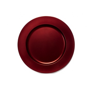 Plato Base Decorativo Elegante de Color Verde Salvia Metálico Cepillado para Bodas, Eventos de Catering en Hoteles y Restaurantes - Product Image 2