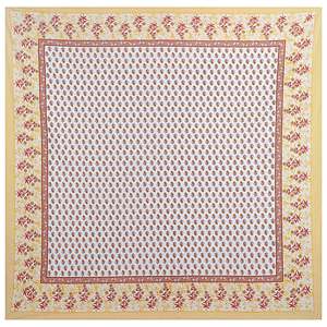 Juego de Sábanas Super King de 3 Piezas con Estampado Floral Amarillo, 100% Algodón, 240 Hilos, con 2 Fundas de Almohada y Edredón para Uso Doméstico (SHKV1092) - Product Image 4
