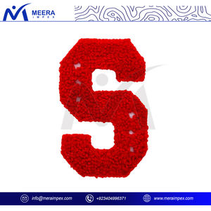 Diseño personalizado toalla Chenille letra bordado parche hierro en Chenille parches para sudaderas con capucha - Product Image 2