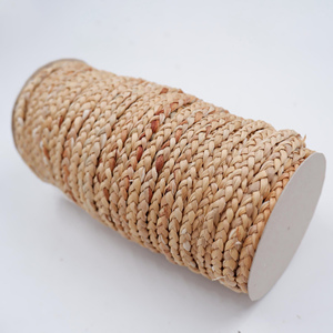 Corde en jacinthe d'eau torsadée en gros, excellent prix, ficelle séchée, matériaux de tissage artisanal, fournitures - Product Image 3
