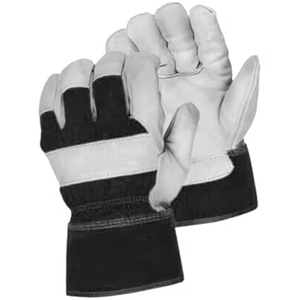 Guantes DE TRABAJO canadienses de alta calidad para trabajadores, guantes de cuero de vaca divididos, guantes de soldadura de protección de manos de seguridad Industrial - Product Image 6