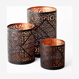 Vela de metal Premium Centros de mesa votivos 2025 Decoración para el hogar Vela Soporte de luz de té para decoración Vela de metal votiva disponible. - Product Image 3