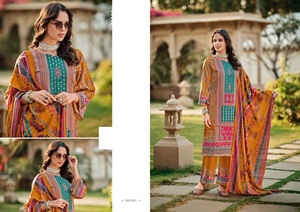 Nouveau Designer Belliza Collection Organza Formelle Séchage Rapide Impression Numérique Dupatta Travail Manuel Swarovski Travail Salwar Kameez Parties - Product Image 6