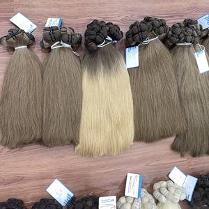 Vente Flash 2025 Produit de haute qualité Machine Trame de cheveux Double Drawn Extensions de cheveux humains vietnamiens - Product Image 6